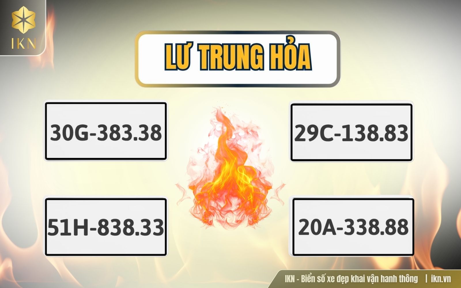 Biển số xe hợp Lư Trung Hỏa