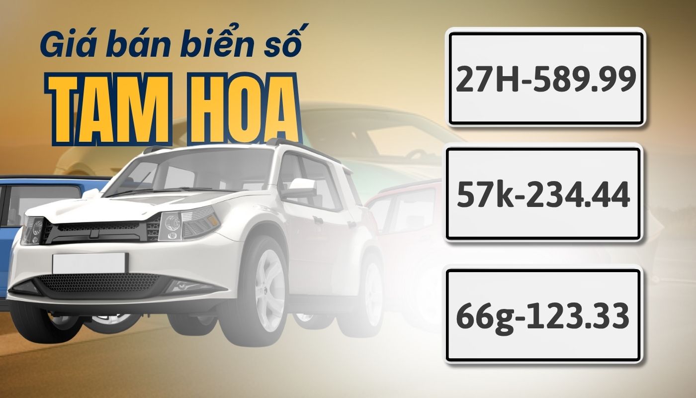 biển số tam hoa giá bao nhiêu?