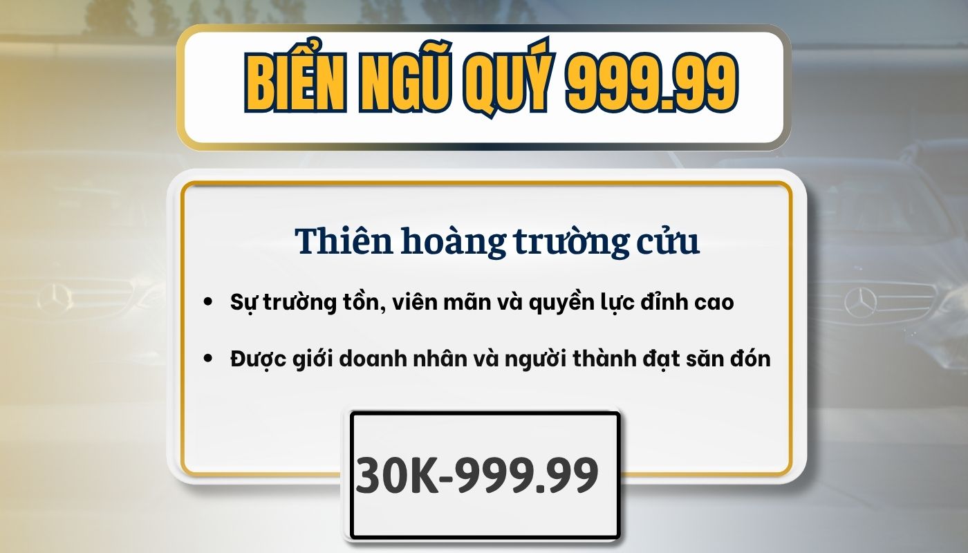Biển số ngũ quý 999.99