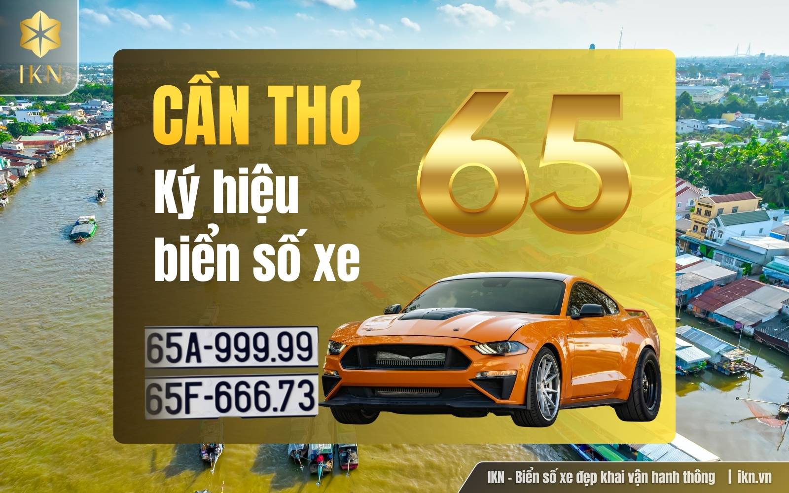 Biển số 65 của tỉnh nào?