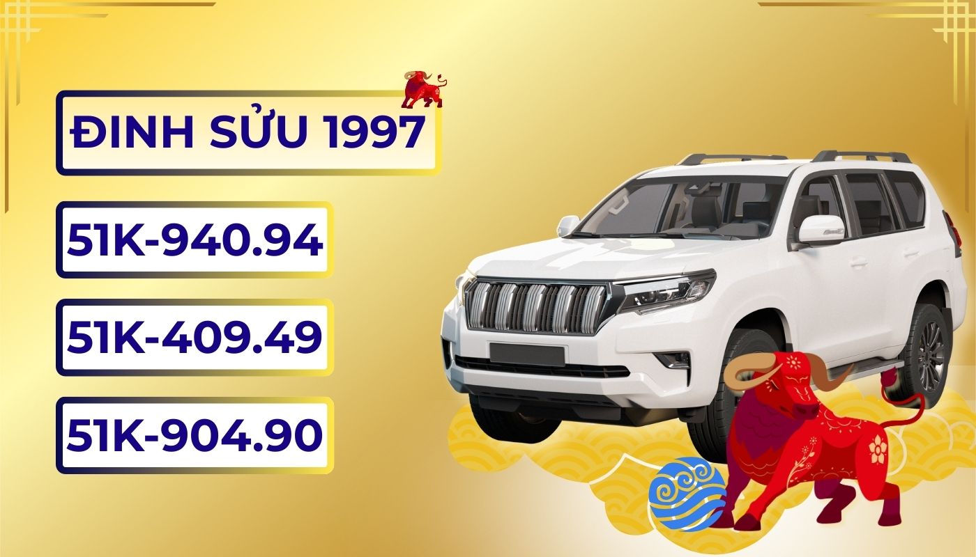 Tuổi Đinh Sửu hợp biển số xe nào?