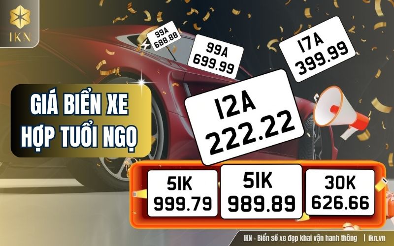 tuổi ngọ hợp biển số xe nào? Định giá biển số hợp tuổi Ngựa (Ngọ) Định giá biển số hợp tuổi Ngựa (Ngọ)