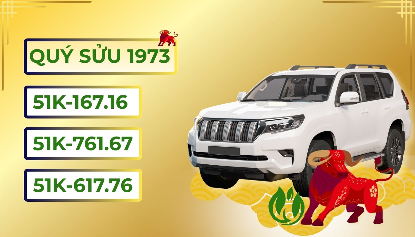 Biển số xe hợp tuổi Quý Sửu