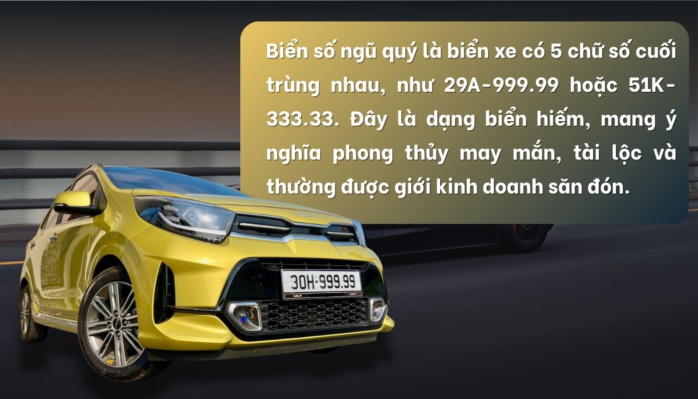 Biển số ngũ quý là biển gì?
