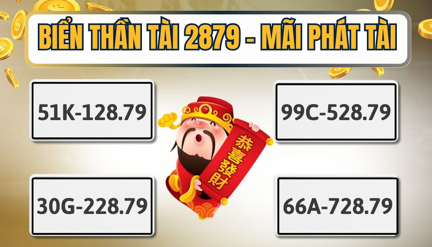 biển xe ô tô phát tài mãi mãi