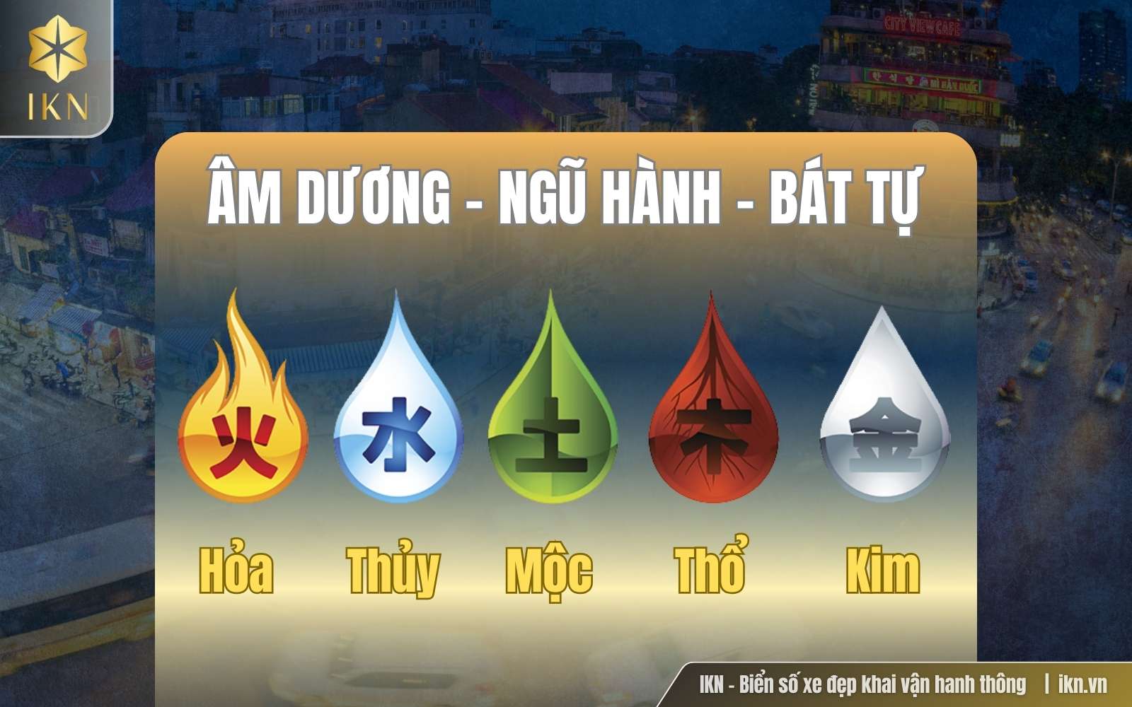 Chọn biển số xe Hà Nội đẹp theo mệnh phong thủy