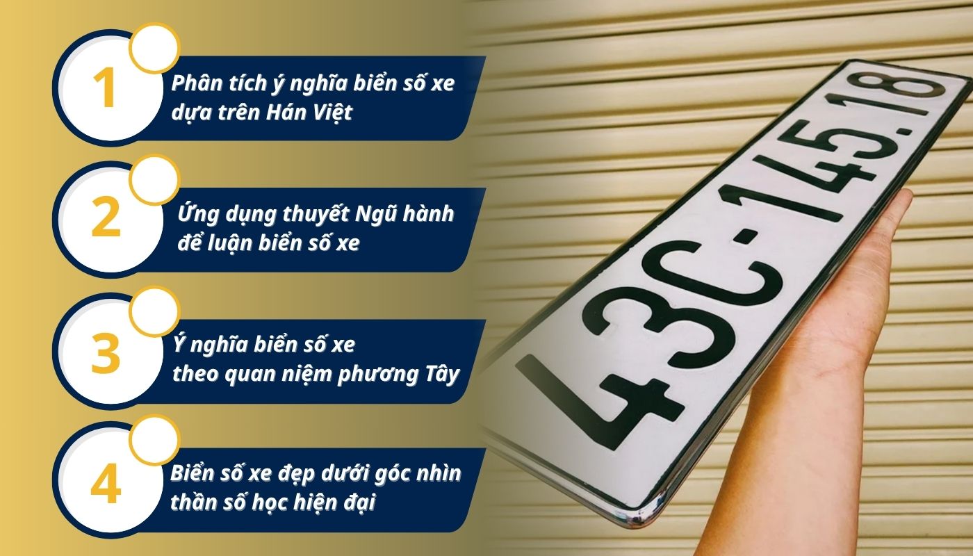 Ý nghĩa từng con số trên biển số xe