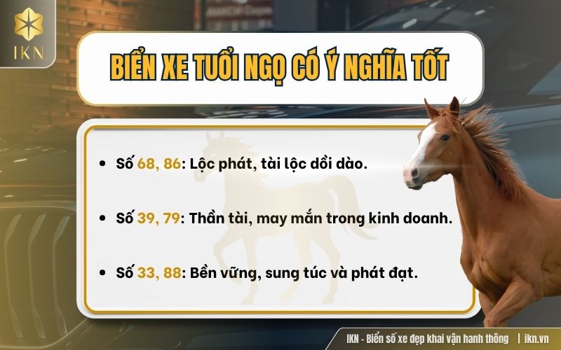 Nguyên tắc khi chọn biển số xe hợp tuổi Ngọ theo ý nghĩa Nguyên tắc khi chọn biển số xe hợp tuổi Ngọ theo ý nghĩa