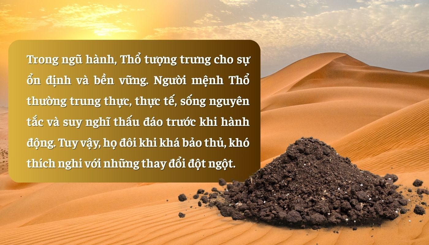Đặc điểm của mệnh Thổ