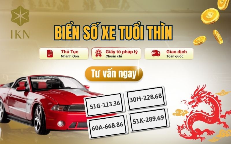 Mua biển số xe hợp tuổi Thìn ở đâu uy tín?
