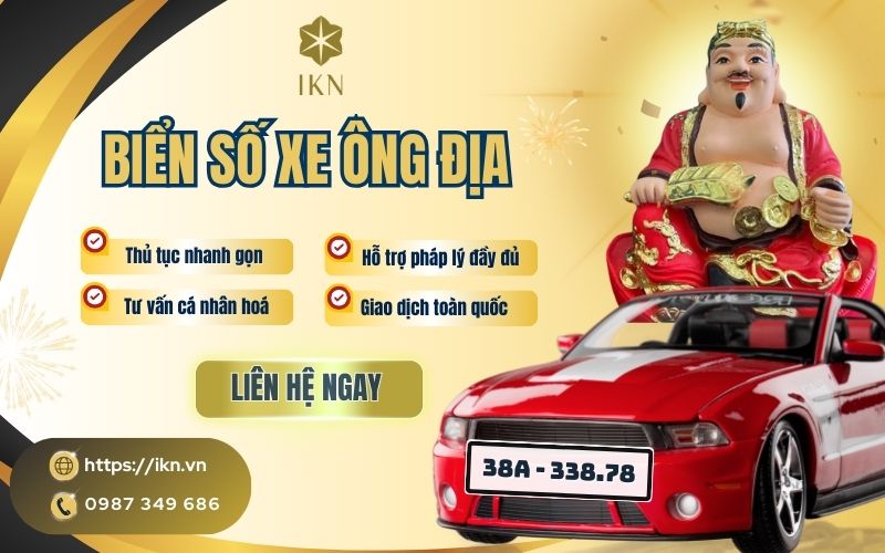 IKN cung cấp giải pháp toàn diện về biển số xe ông địa