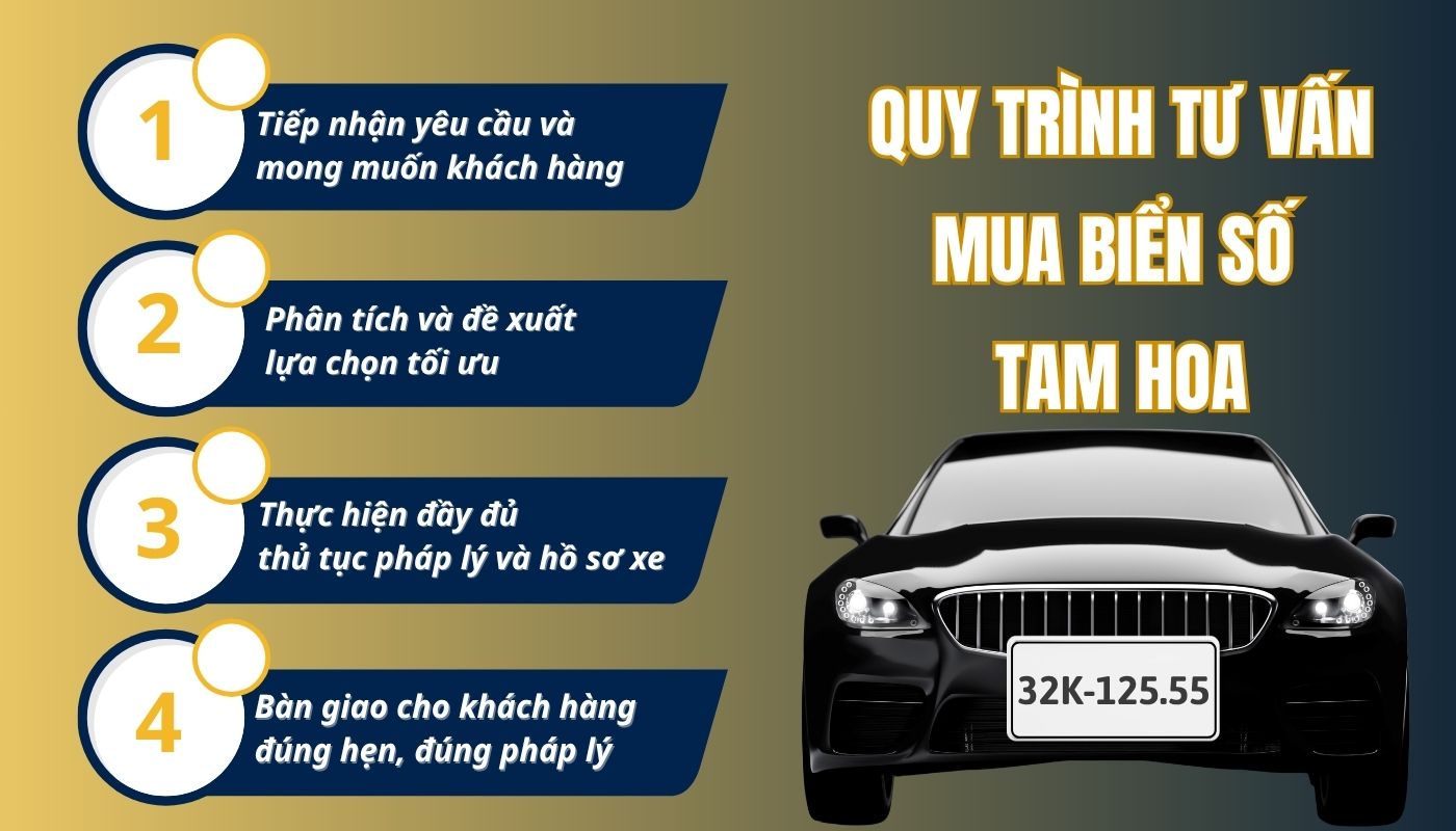 Quy trình mua biển số xe đẹp tại IKN