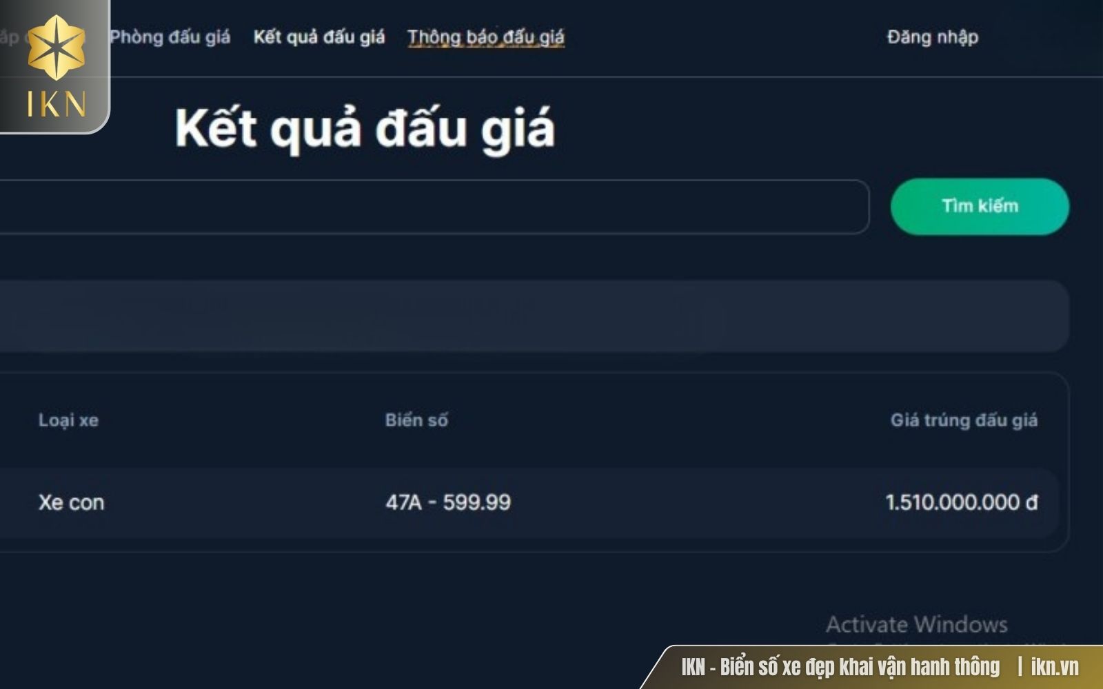 Đấu giá biển số đẹp qua hình thức online Đấu giá biển số đẹp qua hình thức online