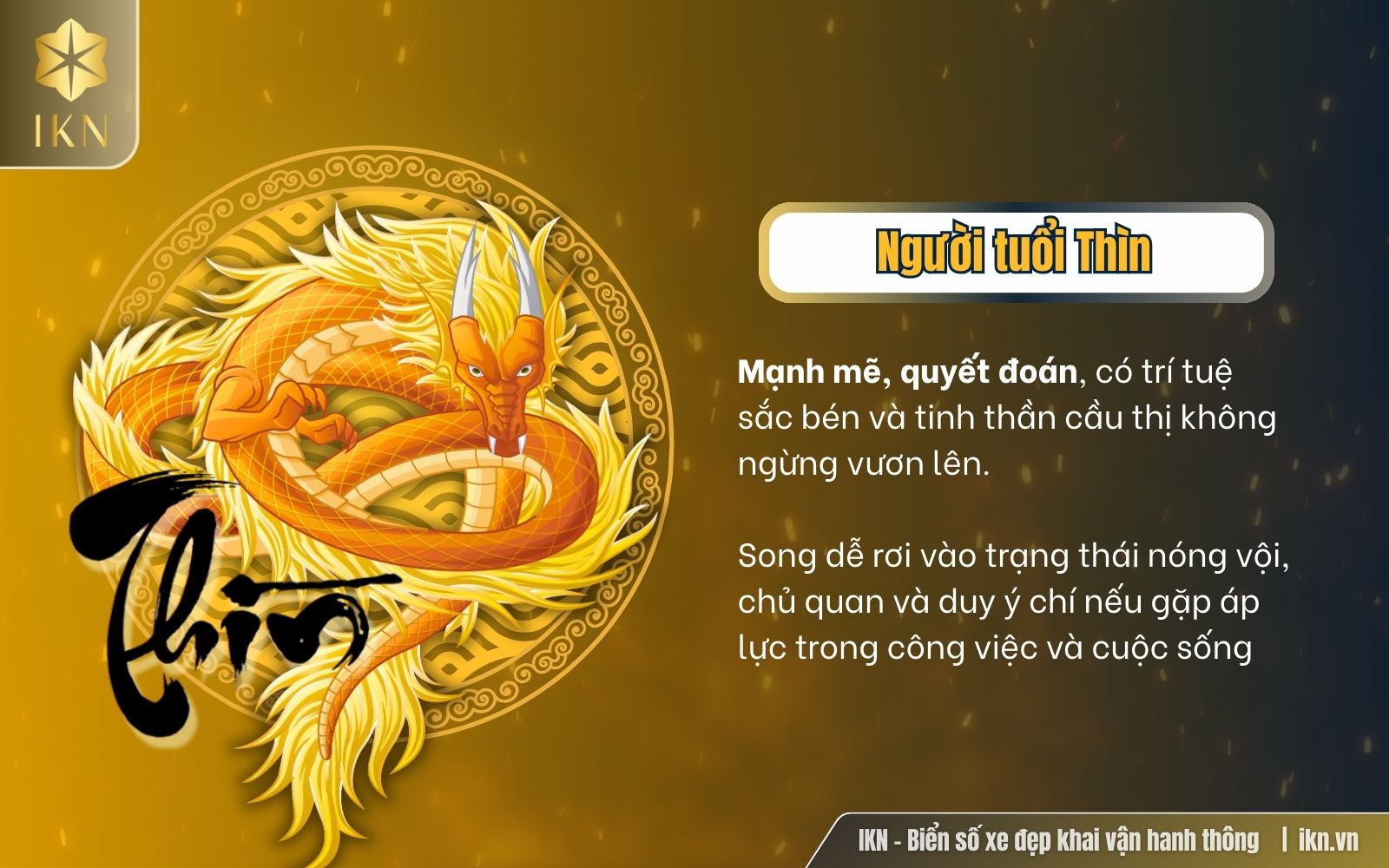 Đặc điểm người tuổi Thìn trong phong thủy về tính cách Đặc điểm người tuổi Thìn trong phong thủy về tính cách