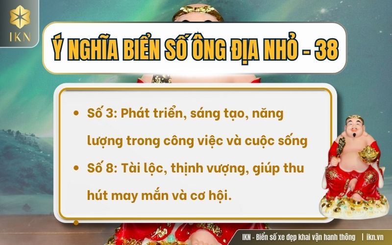 Biển số ông Địa nhỏ số mấy?