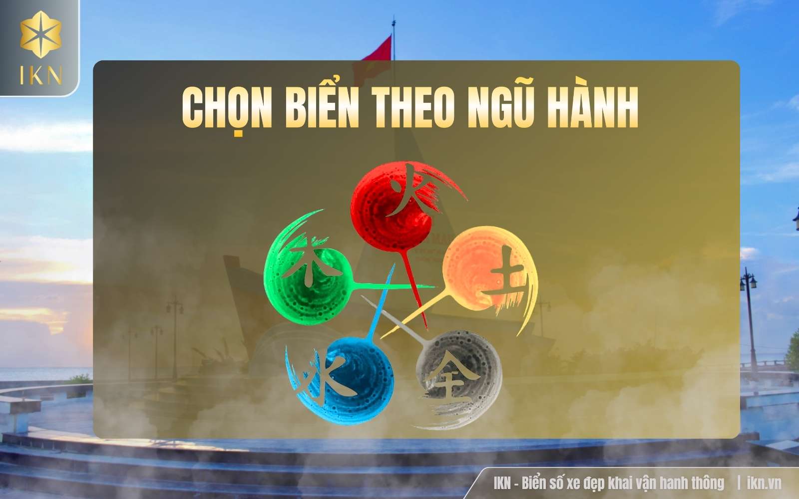 Chọn biển số xe Cà Mau dựa trên ngũ hành - bản mệnh