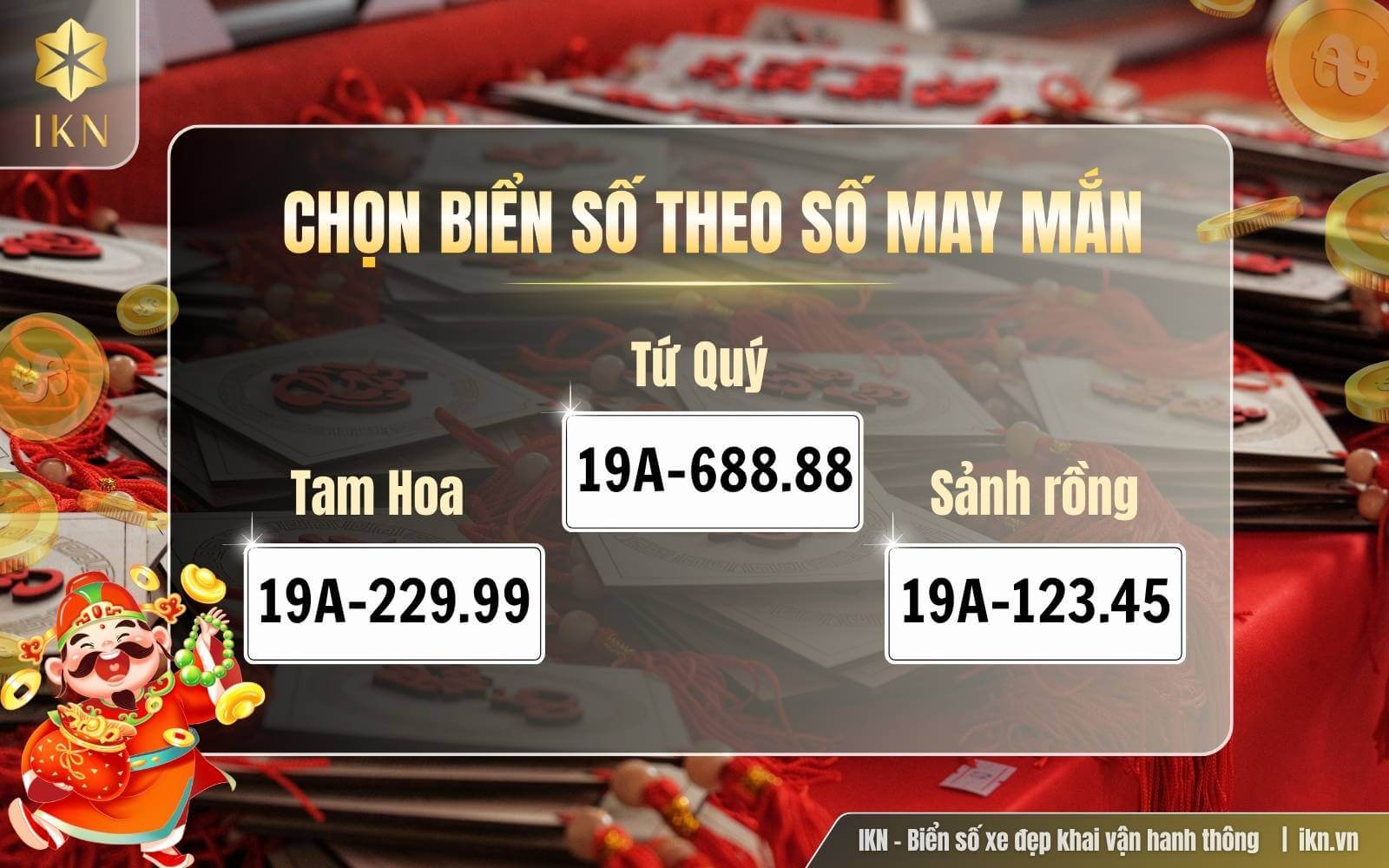 Chọn biển số Phú Thọ theo số may mắn