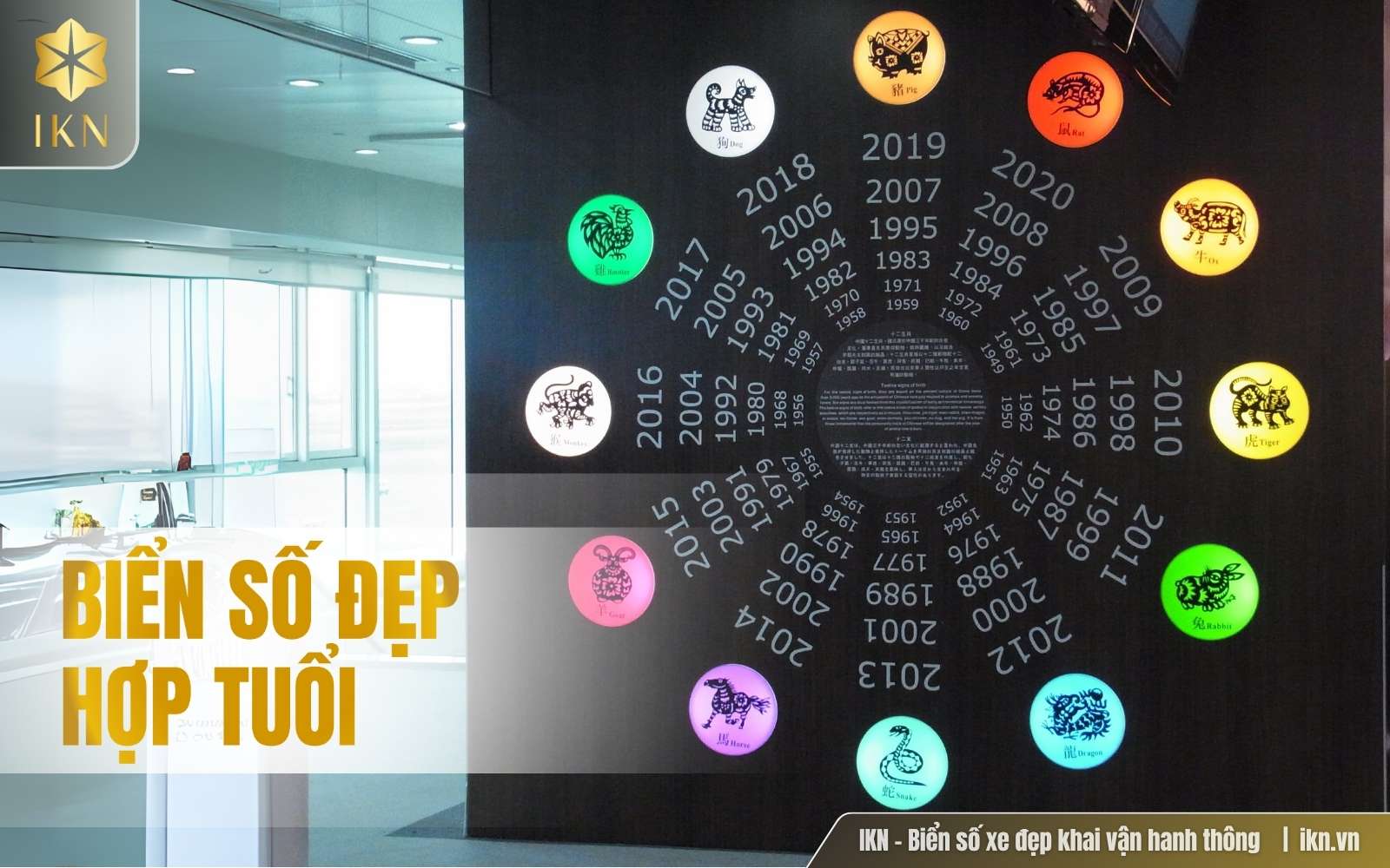 Chọn mua biển số xe Đồng Nai theo năm sinh và niên mệnh 12 con giáp