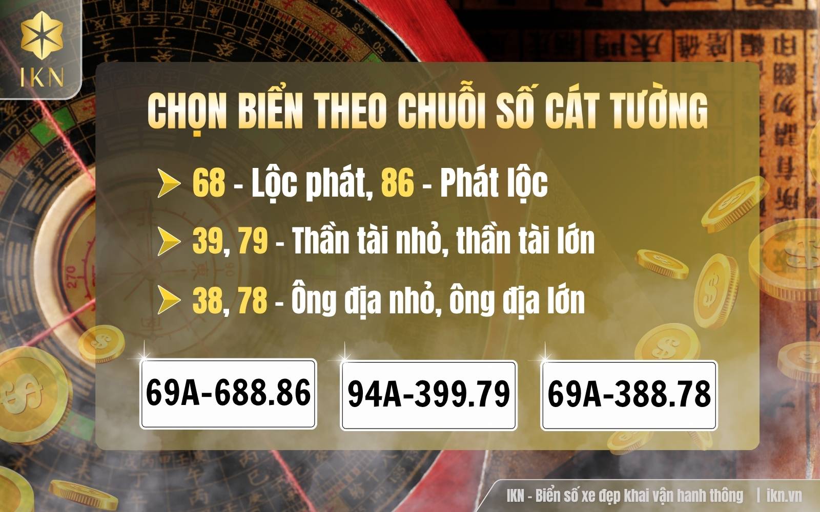 Chọn biển số xe ô tô Cà Mau theo các cặp số mang ý nghĩa cát lành