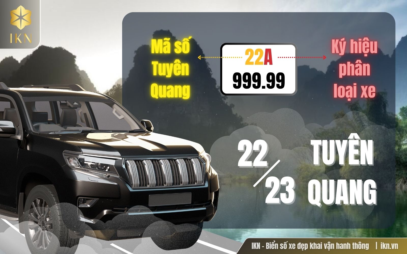 Ý nghĩa biển số xe ô tô đẹp Tuyên Quang