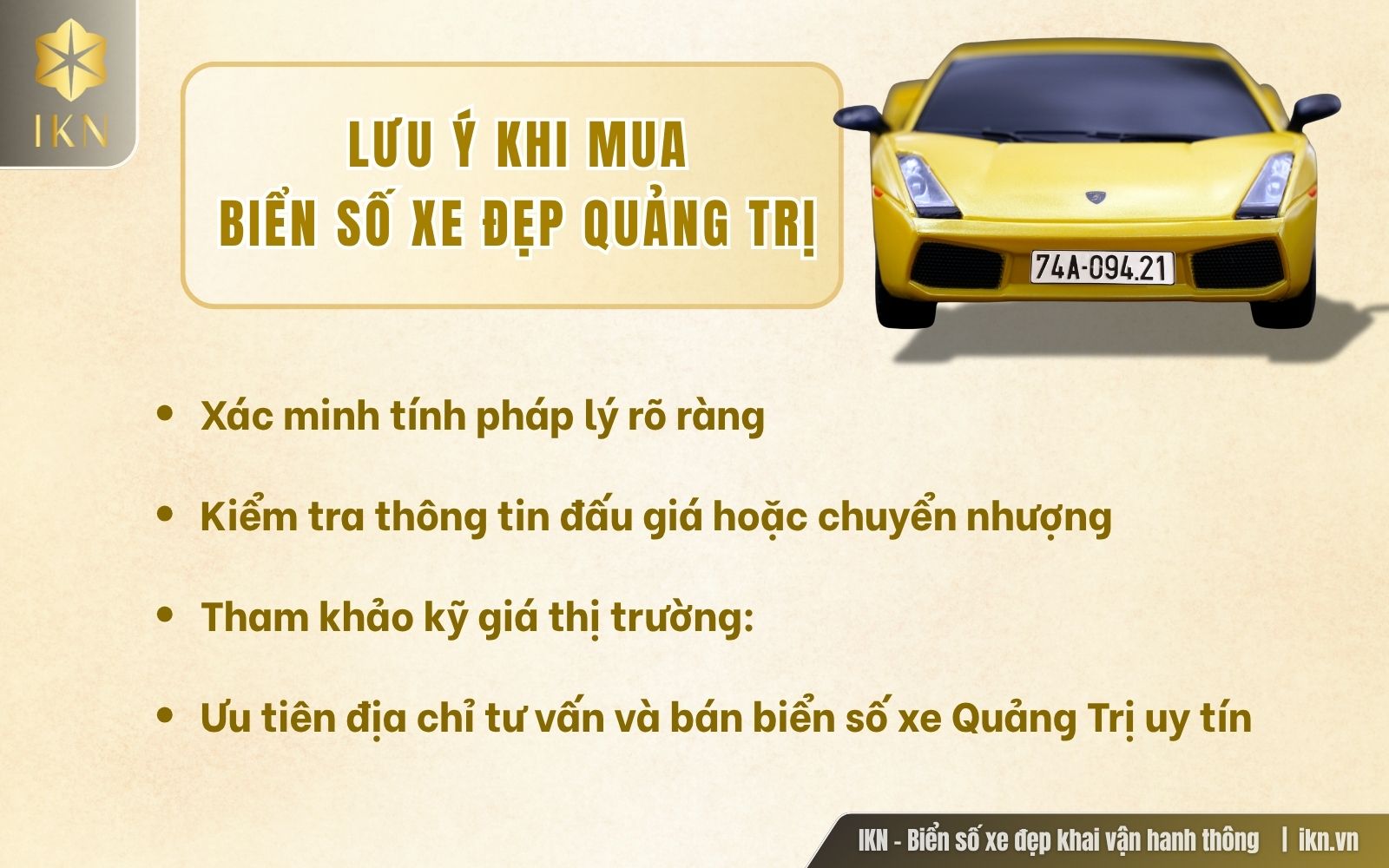 Lưu ý khi mua biển số xe Quảng Trị hợp phong thủy