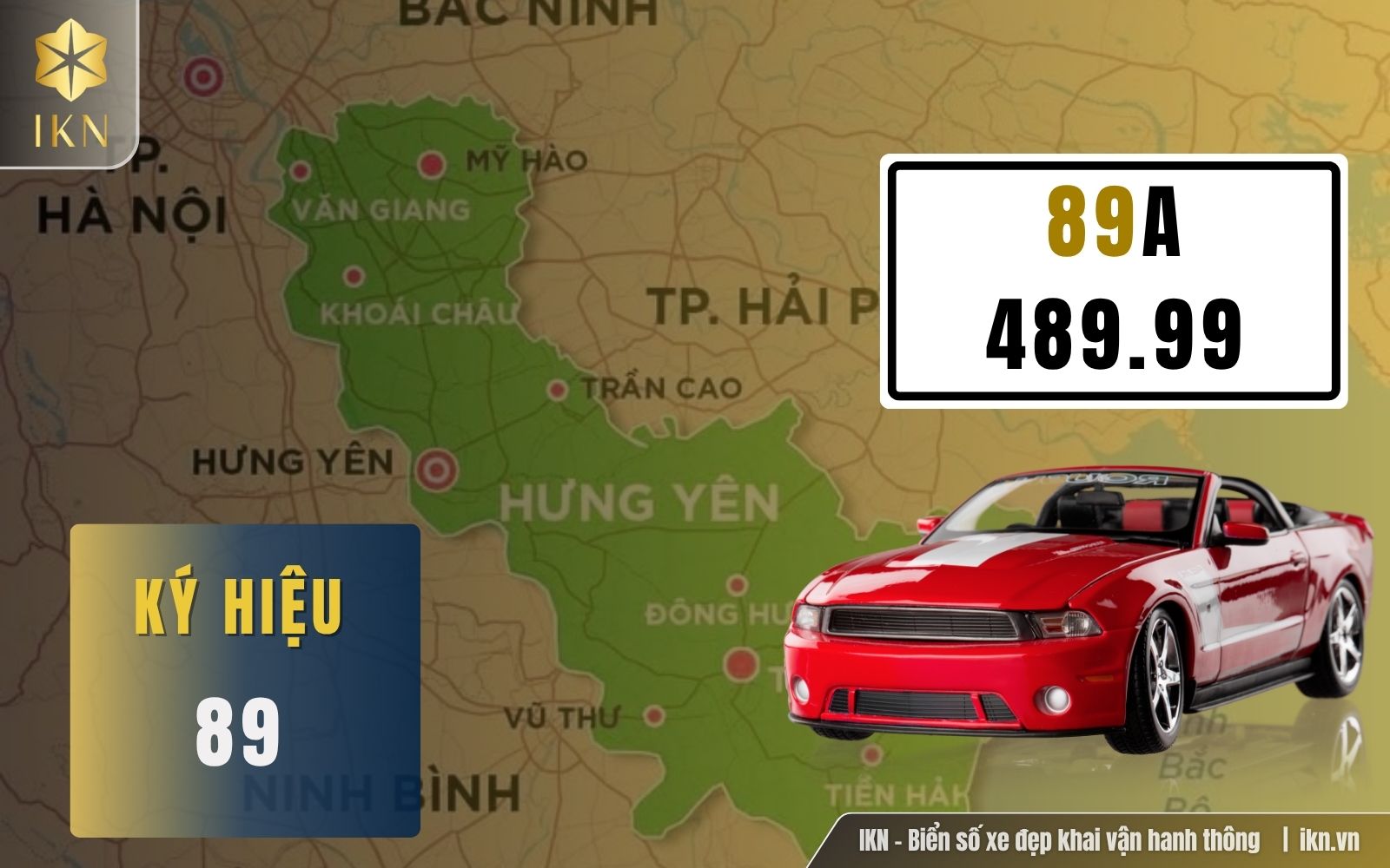 Mã vùng và ký hiệu biển số xe Hưng Yên
