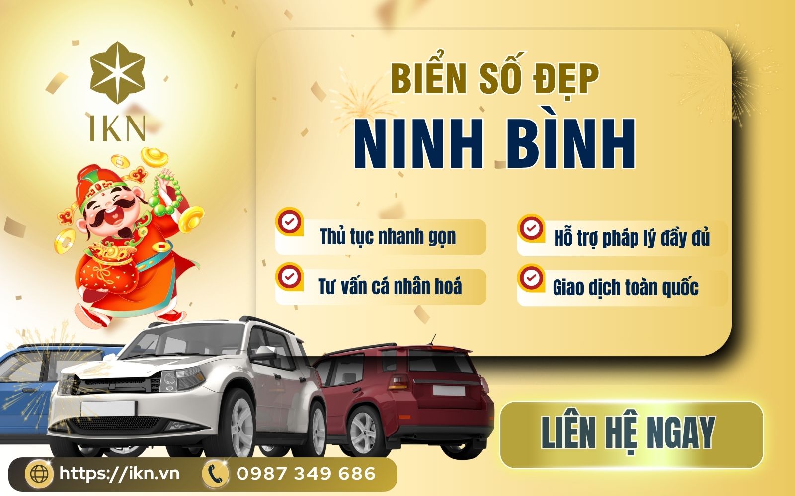 Kho biển số xe đẹp Ninh Bình giá tốt nhất tại IKN