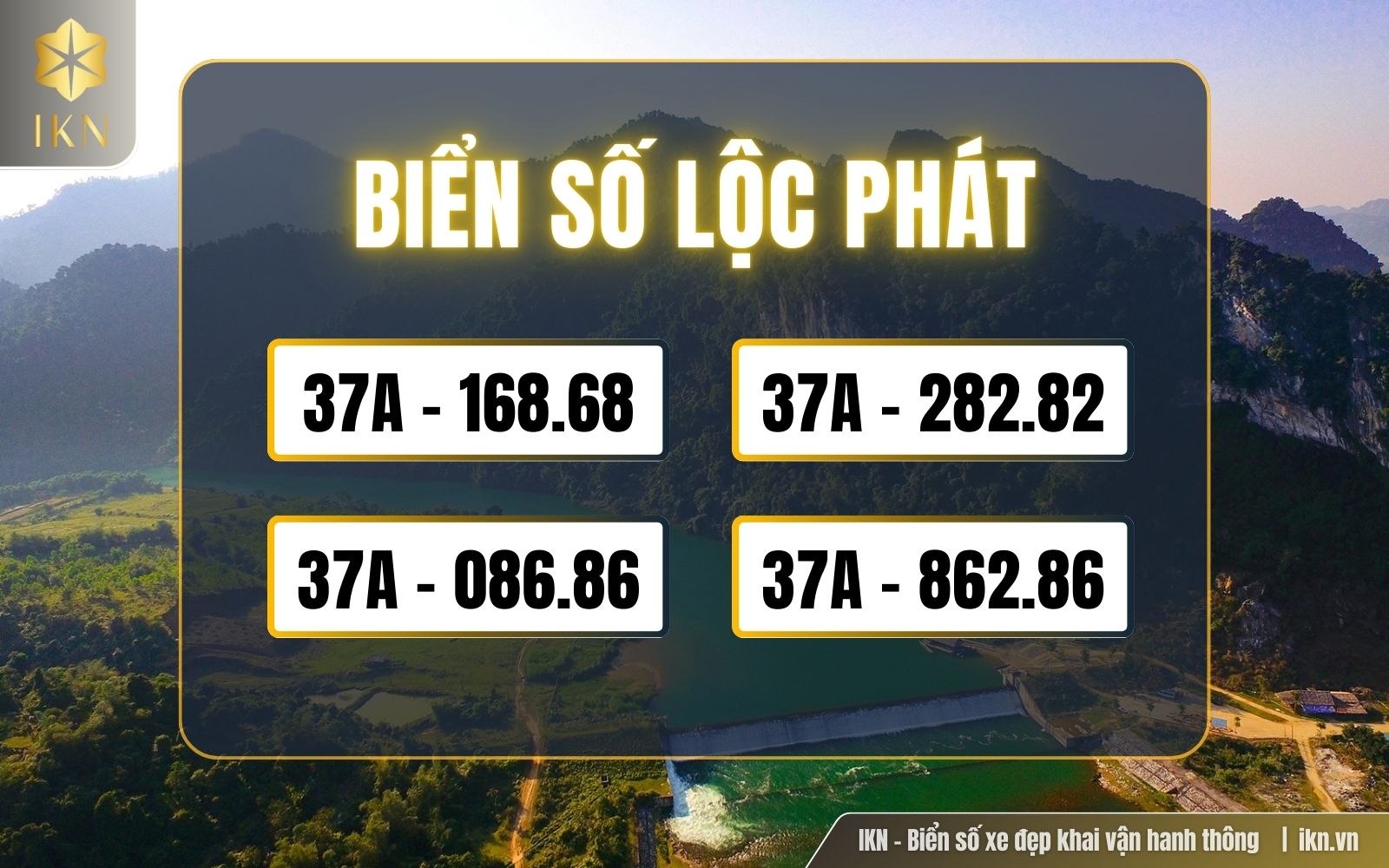 Chọn biển số đẹp Nghệ An Lộc Phát kép