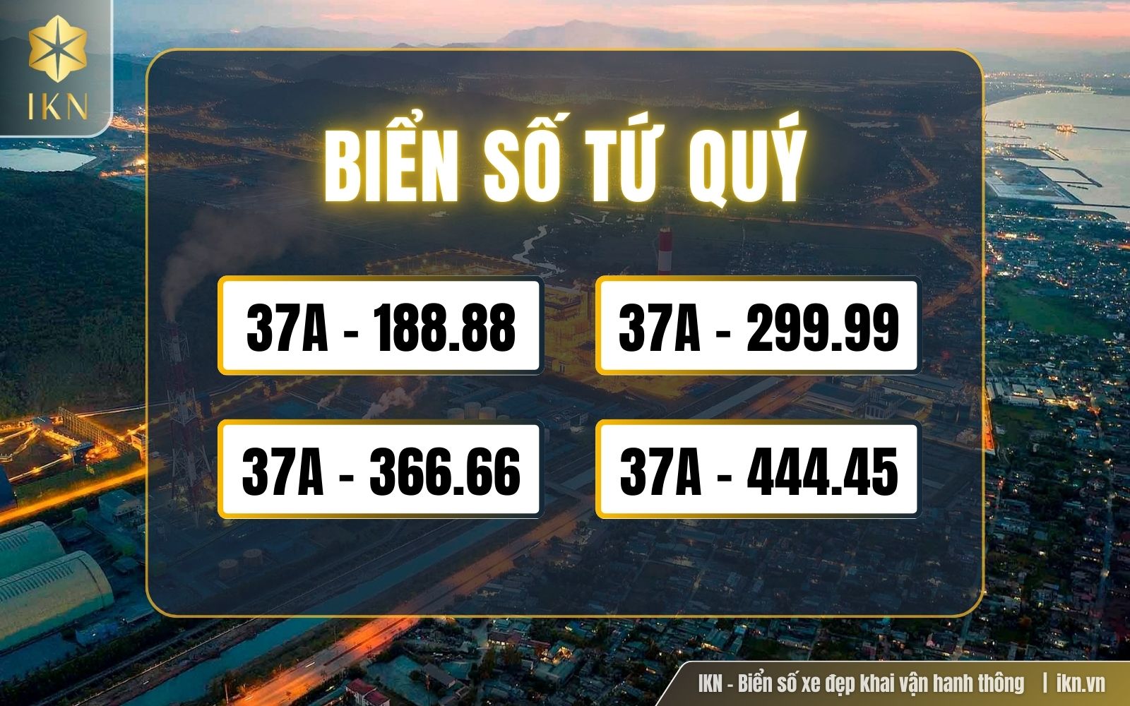 Chọn biển số đẹp Nghệ An Tứ Quý