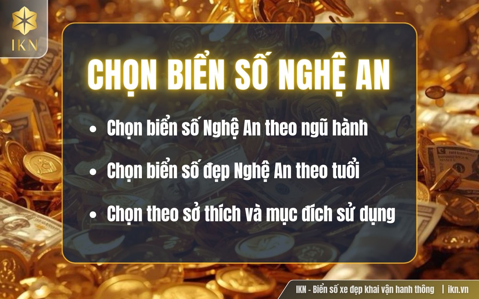 Cách chọn biển số đẹp Nghệ An