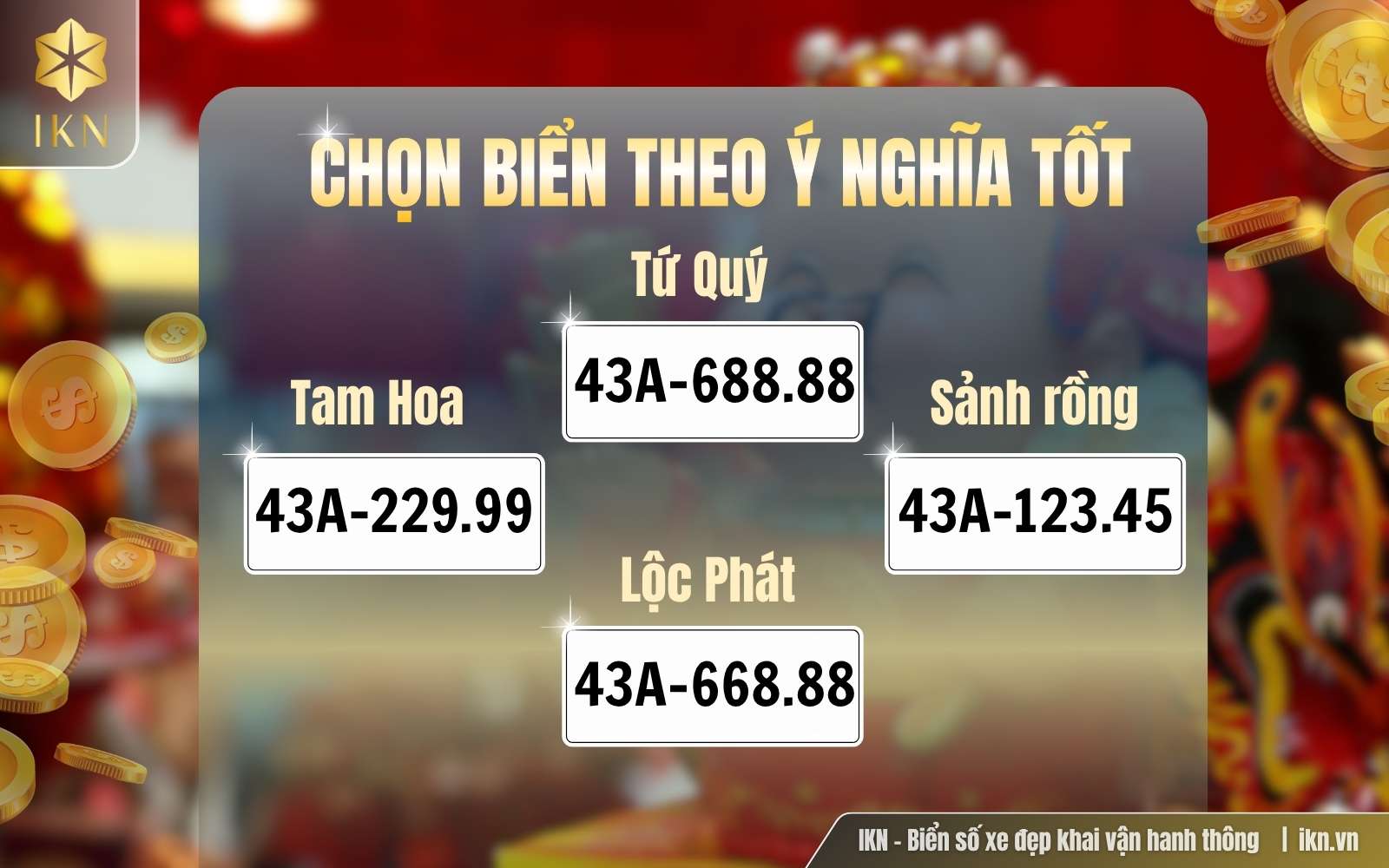 Phương pháp chọn biển Đà Nẵng theo ý nghĩa biển số