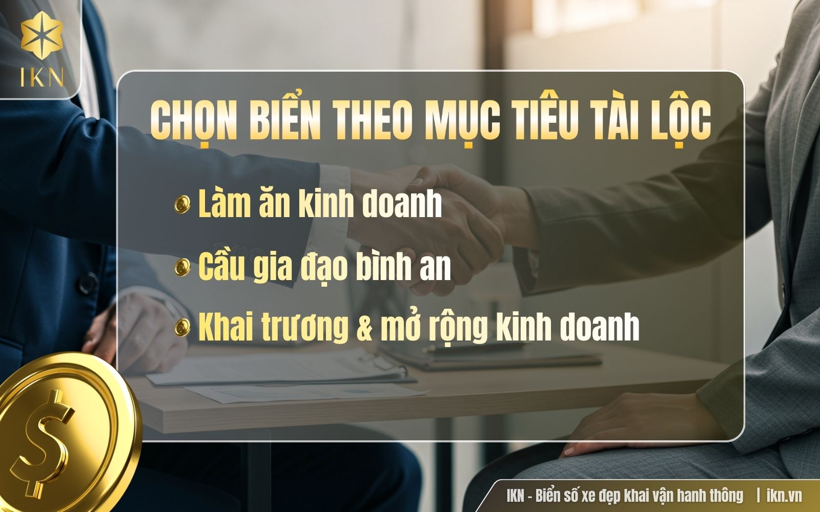 Chọn biển số theo mục tiêu tài lộc: làm ăn kinh doanh hoặc gia đạo bình an