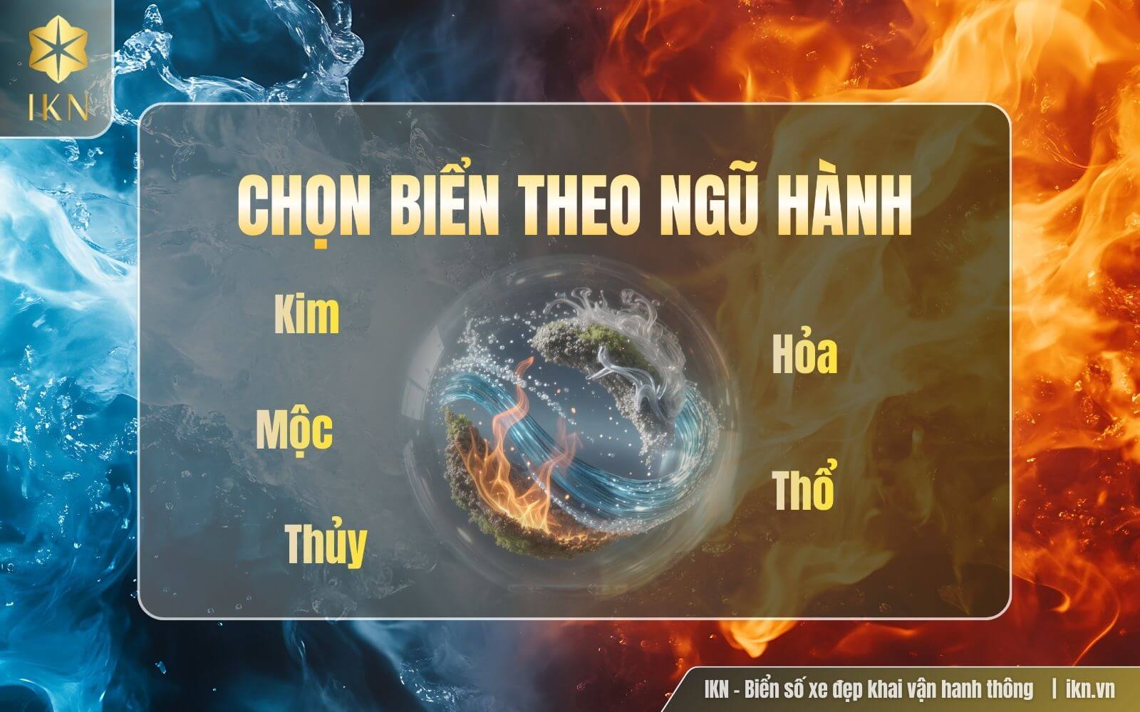 Phương pháp chọn biển số theo ngũ hành và bản mệnh