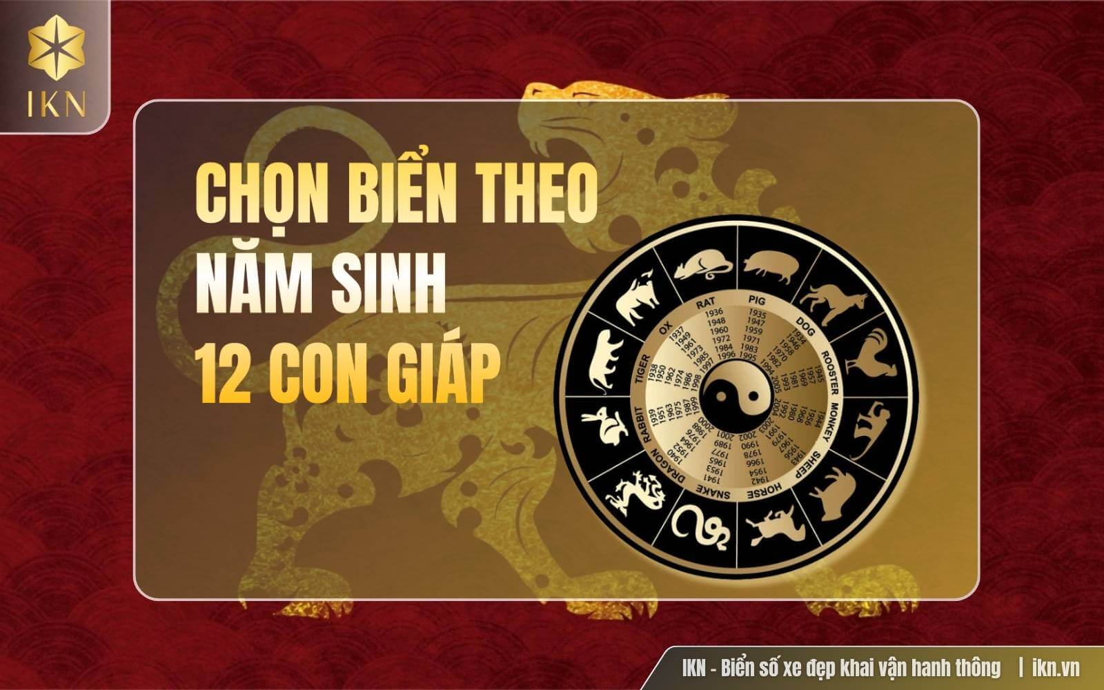 Phương pháp chọn biển theo năm sinh 12 con giáp