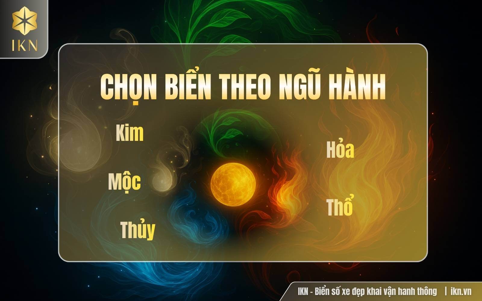 Chọn biển theo Ngũ hành - Bản mệnh