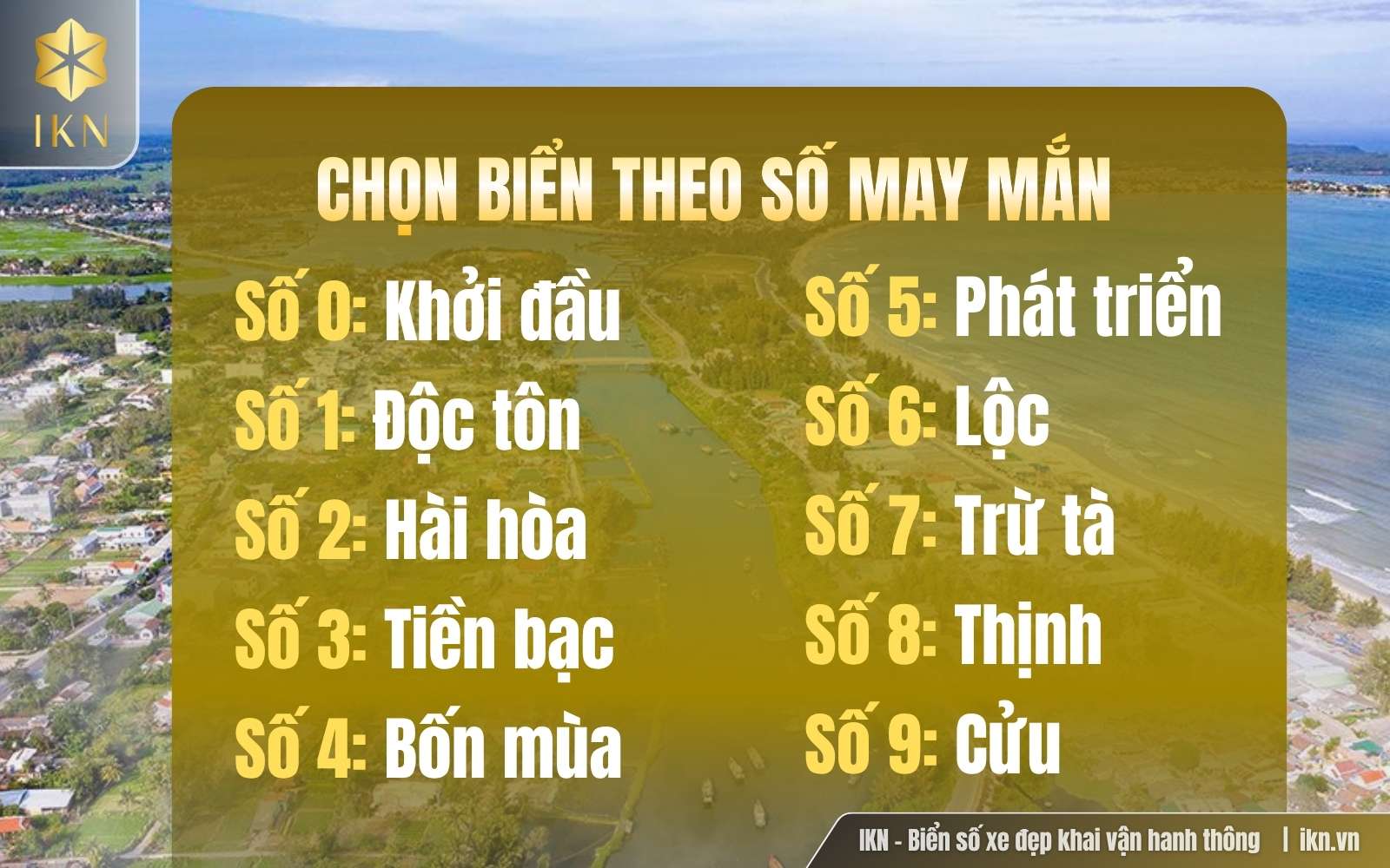 Chọn biển số xe tỉnh Quảng Ngãi theo các ý nghĩa con số
