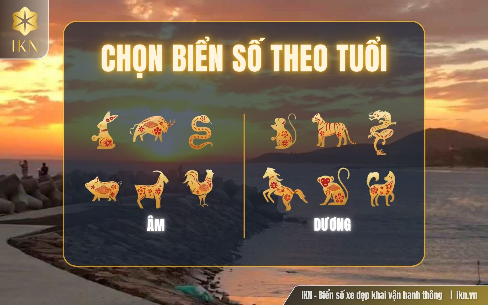 Lựa chọn biển số xe theo tuổi con giáp