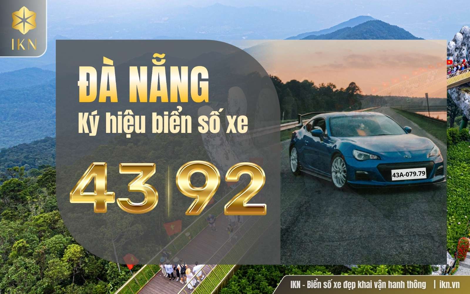 Mã vũng và ý nghĩa các ký hiệu trên biển số xe Đà Nẵng