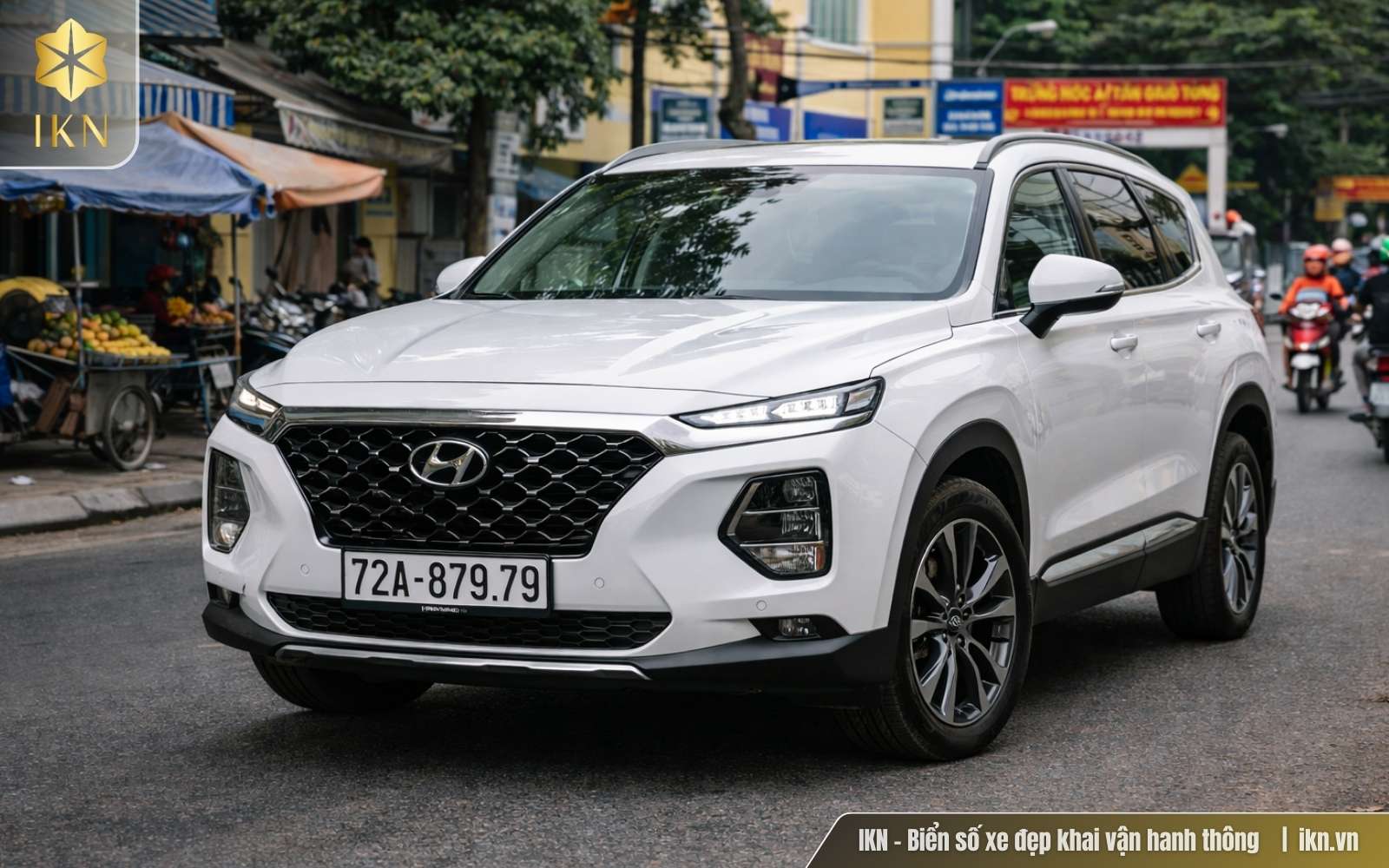 Biển số Thần Tài lớn “79” biểu trưng cho tài lộc