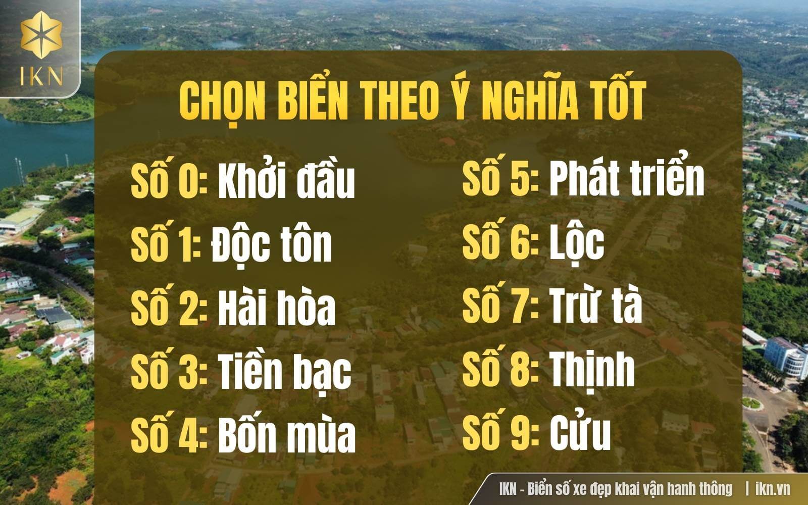 Chọn biển số Lâm Đồng đẹp theo ý nghĩa tốt