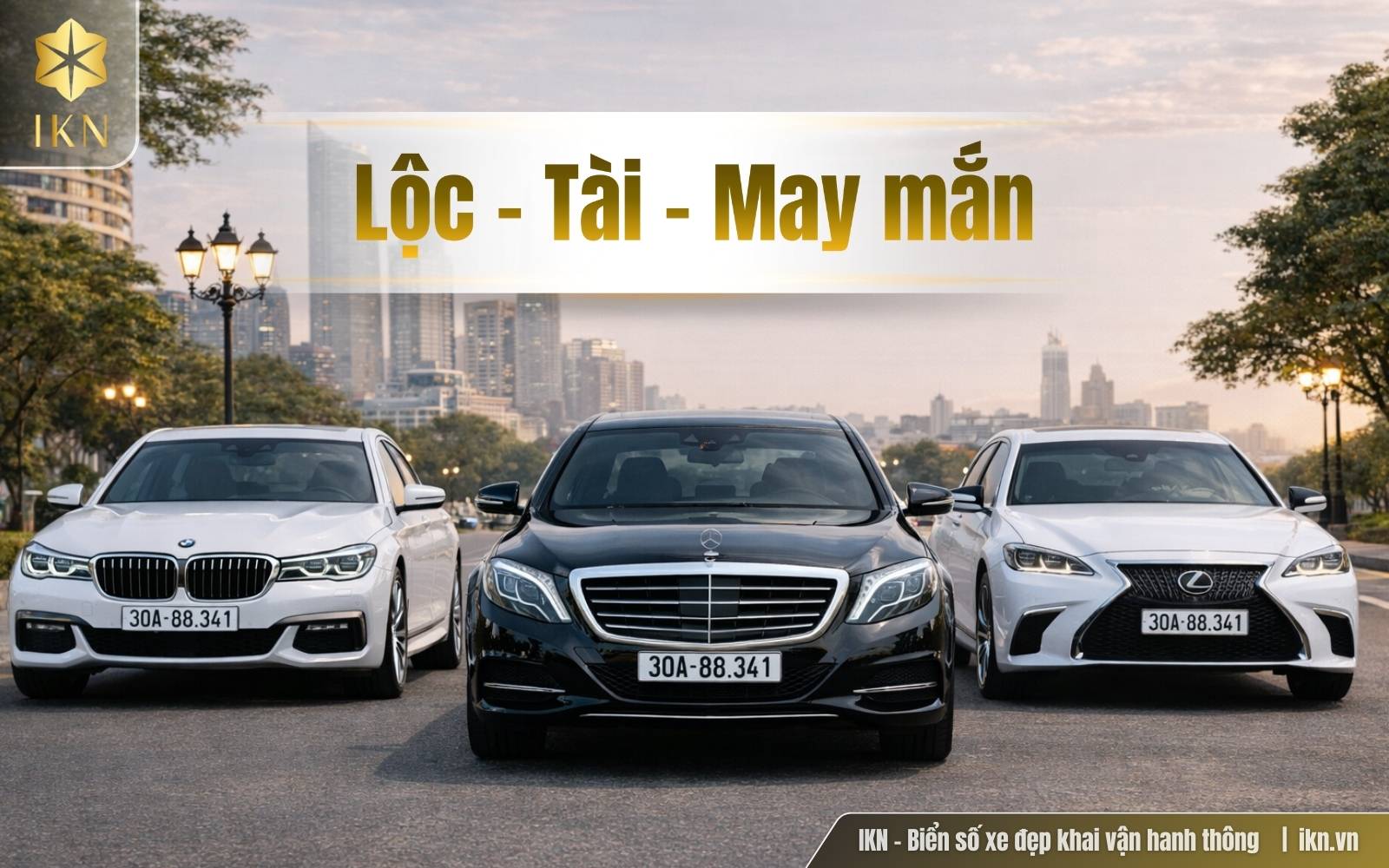 Biển số 6 nút tượng trưng cho “Lộc - Tài - May mắn” theo Kinh dịch