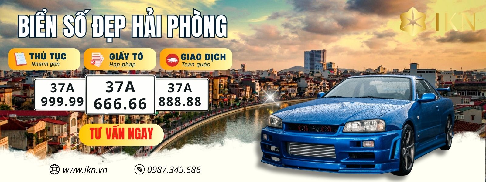 Kho biển số đẹp Hải Phòng ikn