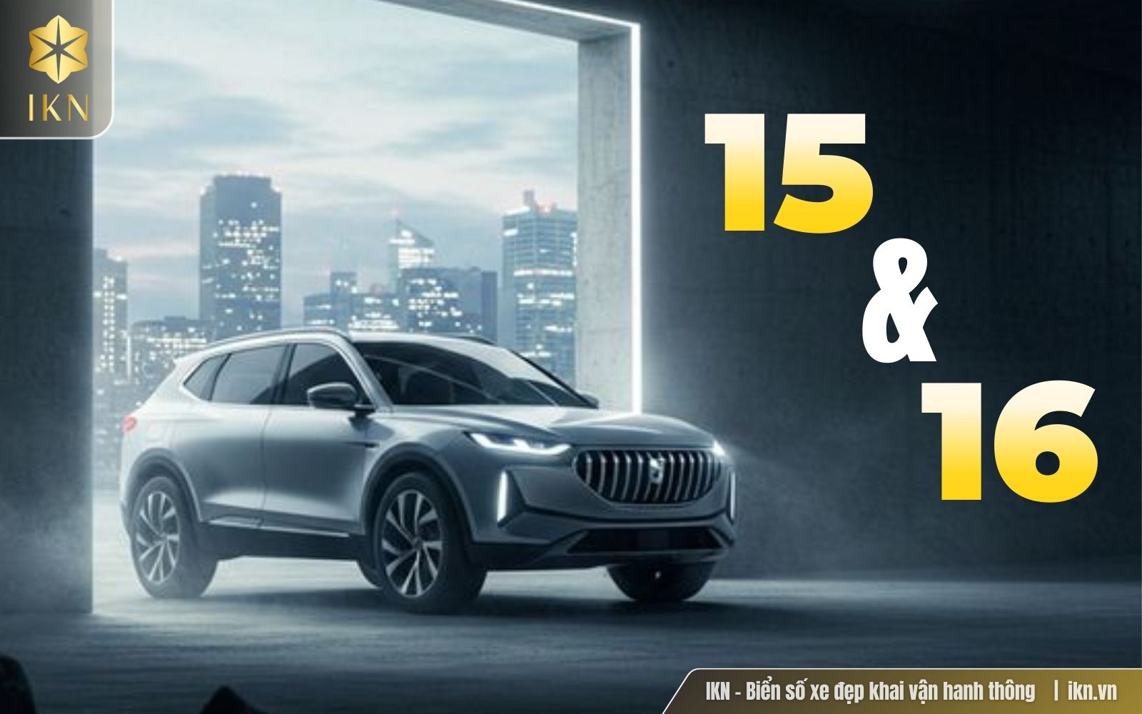 Ký hiệu mã vùng biển số xe 15 16