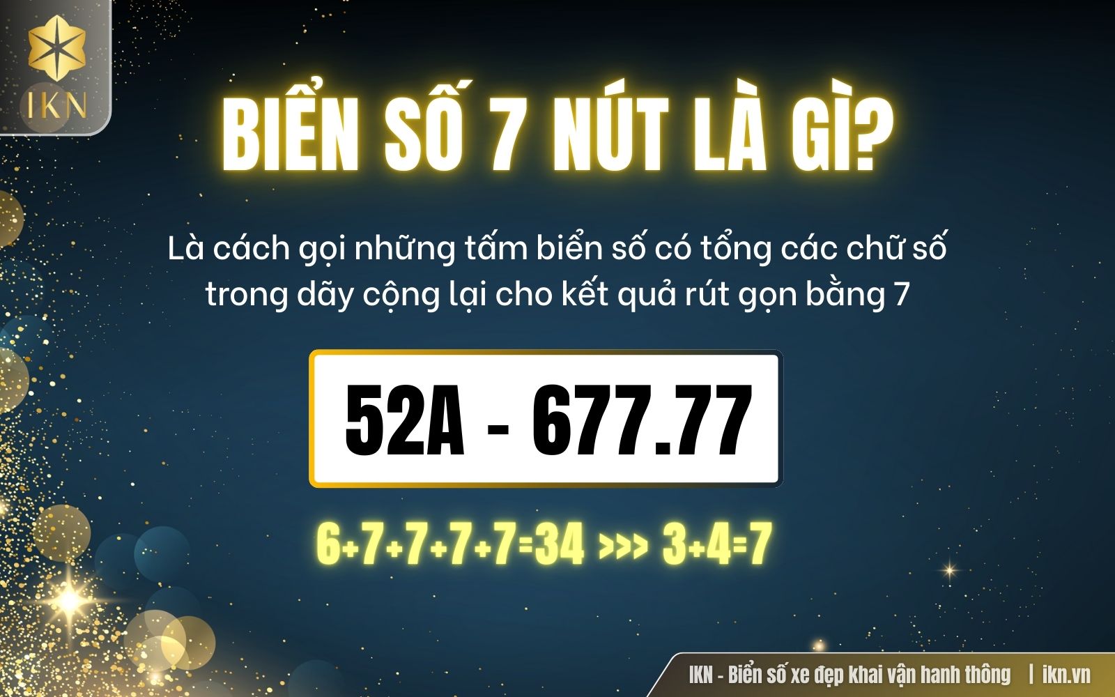 Biển số xe 7 nút là gì?