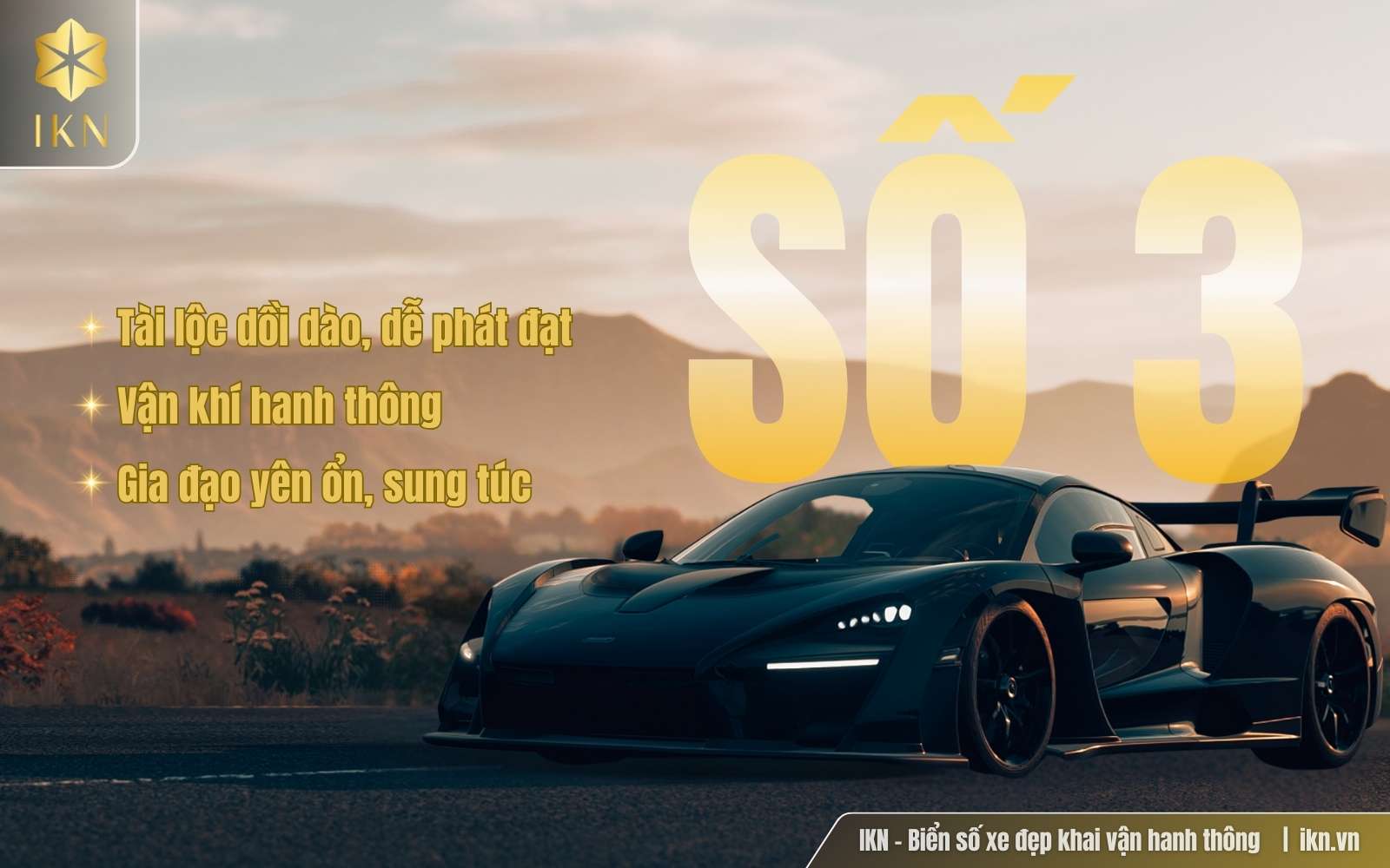 Ý nghĩa số 3 trong phong thủy