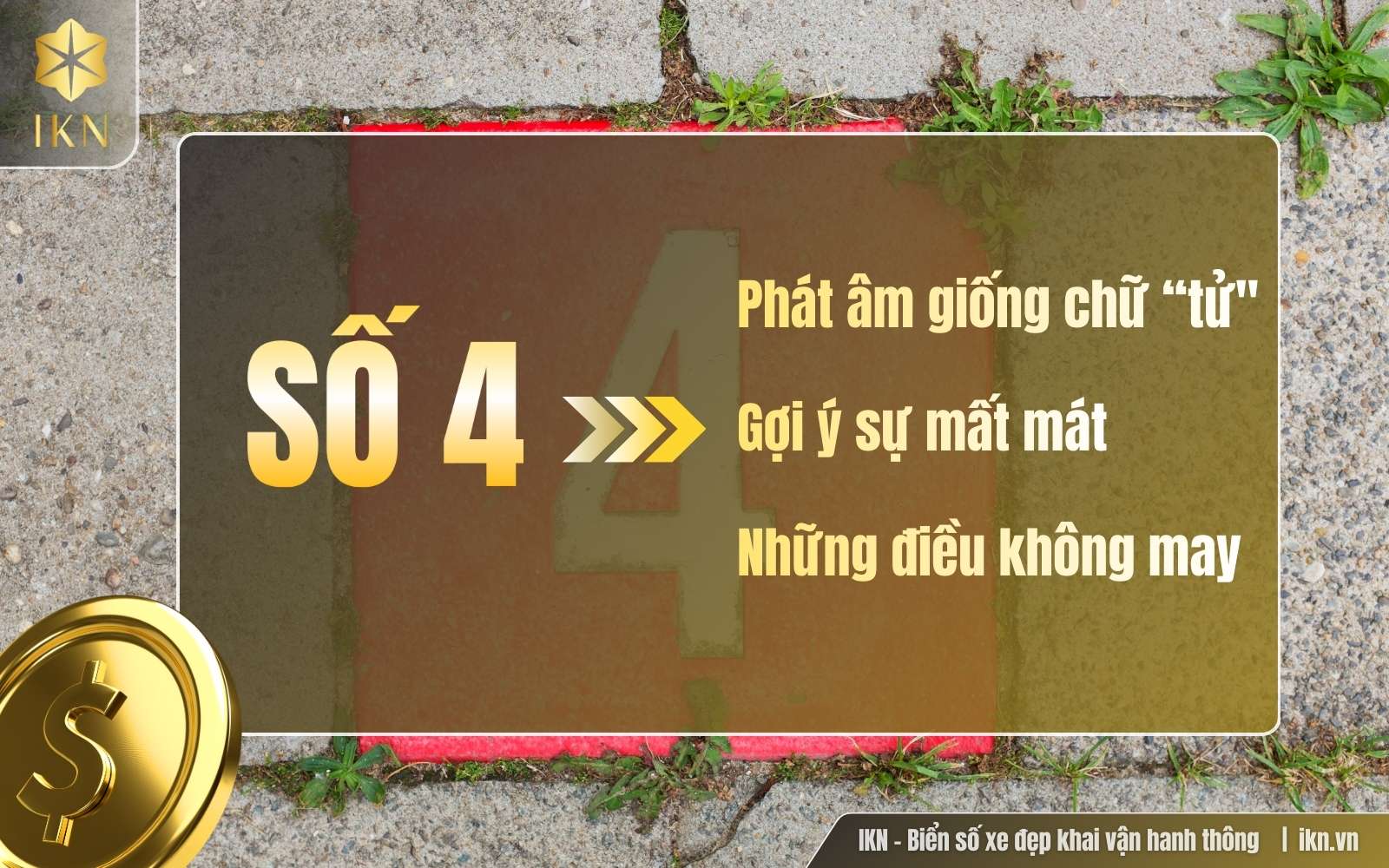Ý nghĩa số 4 trong phong thủy