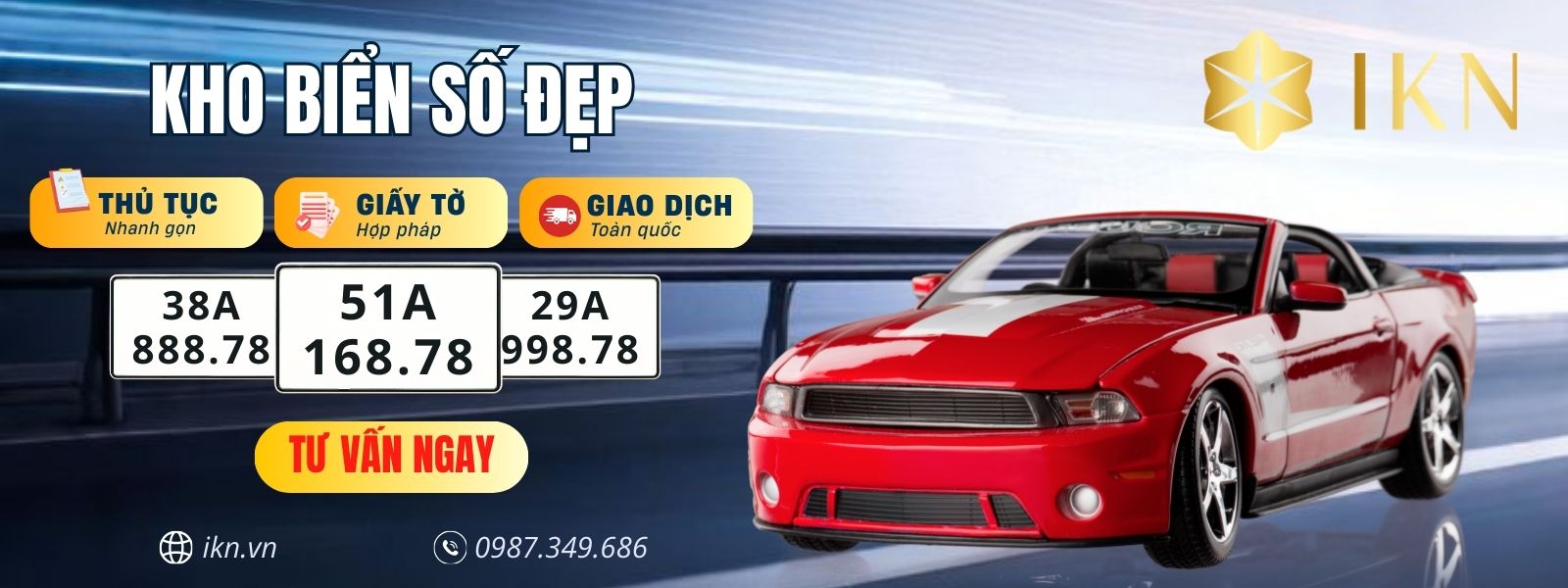 Mua biển số đẹp tại IKN