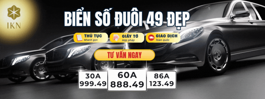 Mua biển số đẹp, hợp phong thủy cá nhân tại IKN