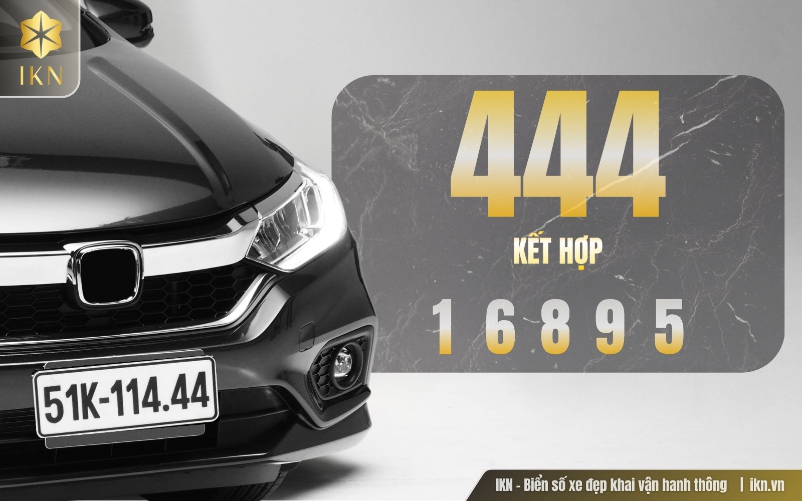 Biển số xe đuôi 444 có ý nghĩa gì khi kết hợp với số khác?