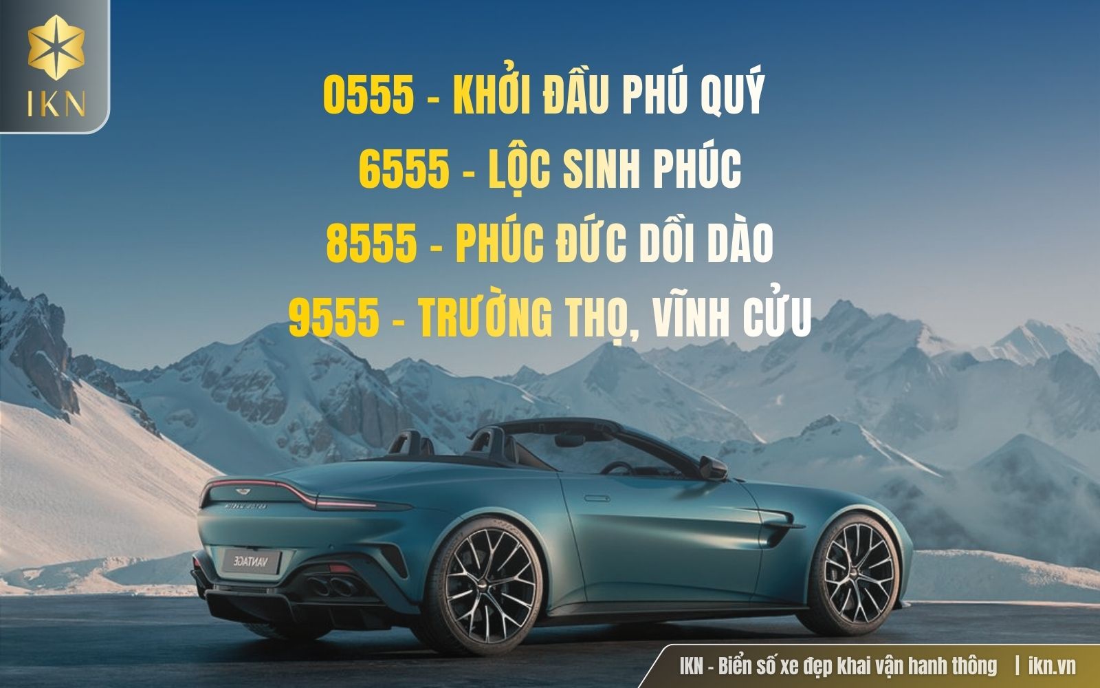 Biển số xe 555 nên kết hợp với số nào?